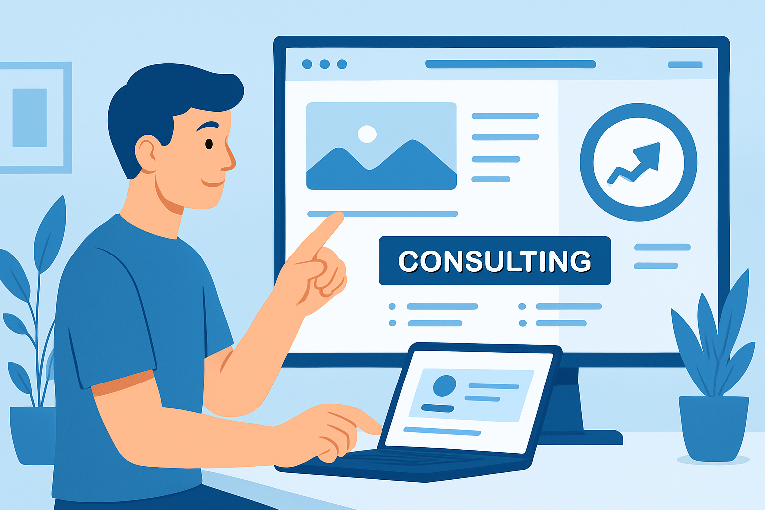 コンサルティング会社様ホームページリニューアル